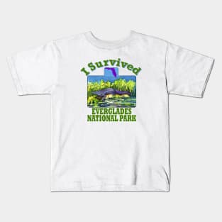 I Survived Everglades National Park, Florida Kids T-Shirt